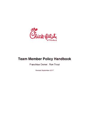 Chick fil a employee handbook. Things To Know About Chick fil a employee handbook. 
